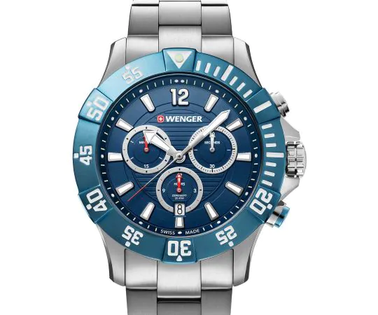 Wenger 01.0643.119 Seaforce Chronographe Montre Homme pour plongeurse