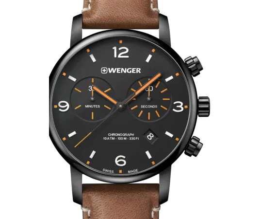 Wenger 01.1743.113 Urban Metropolitan Chronographe Montre Homme 44mm 10ATM