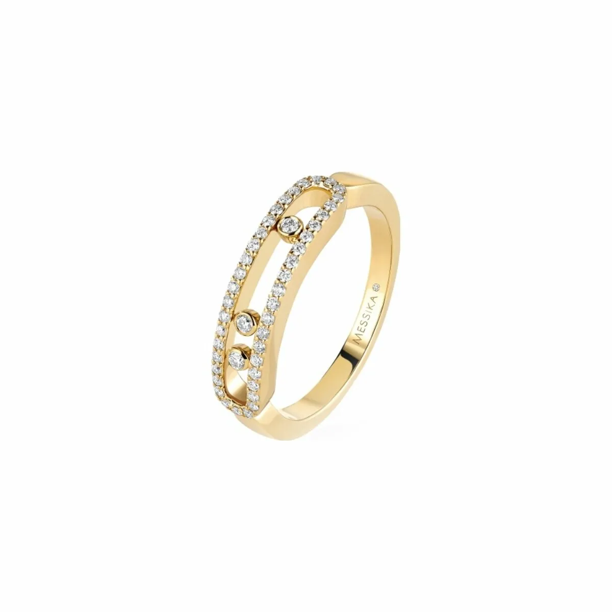 Achat Bague Messika Baby Move pavée en or jaune et diamants
