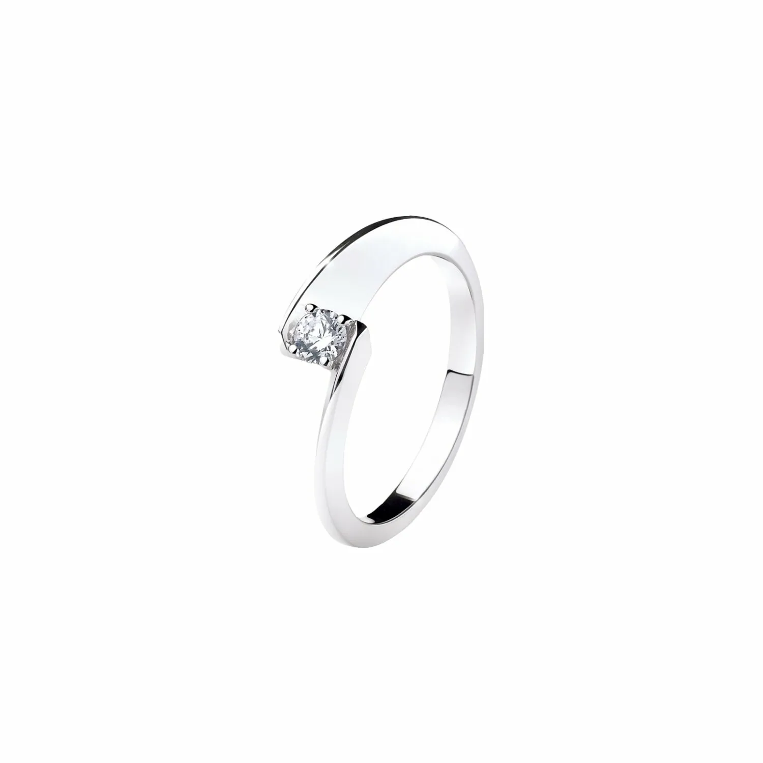 Achat Solitaire Garel Envol en or blanc et diamant de 0.1ct