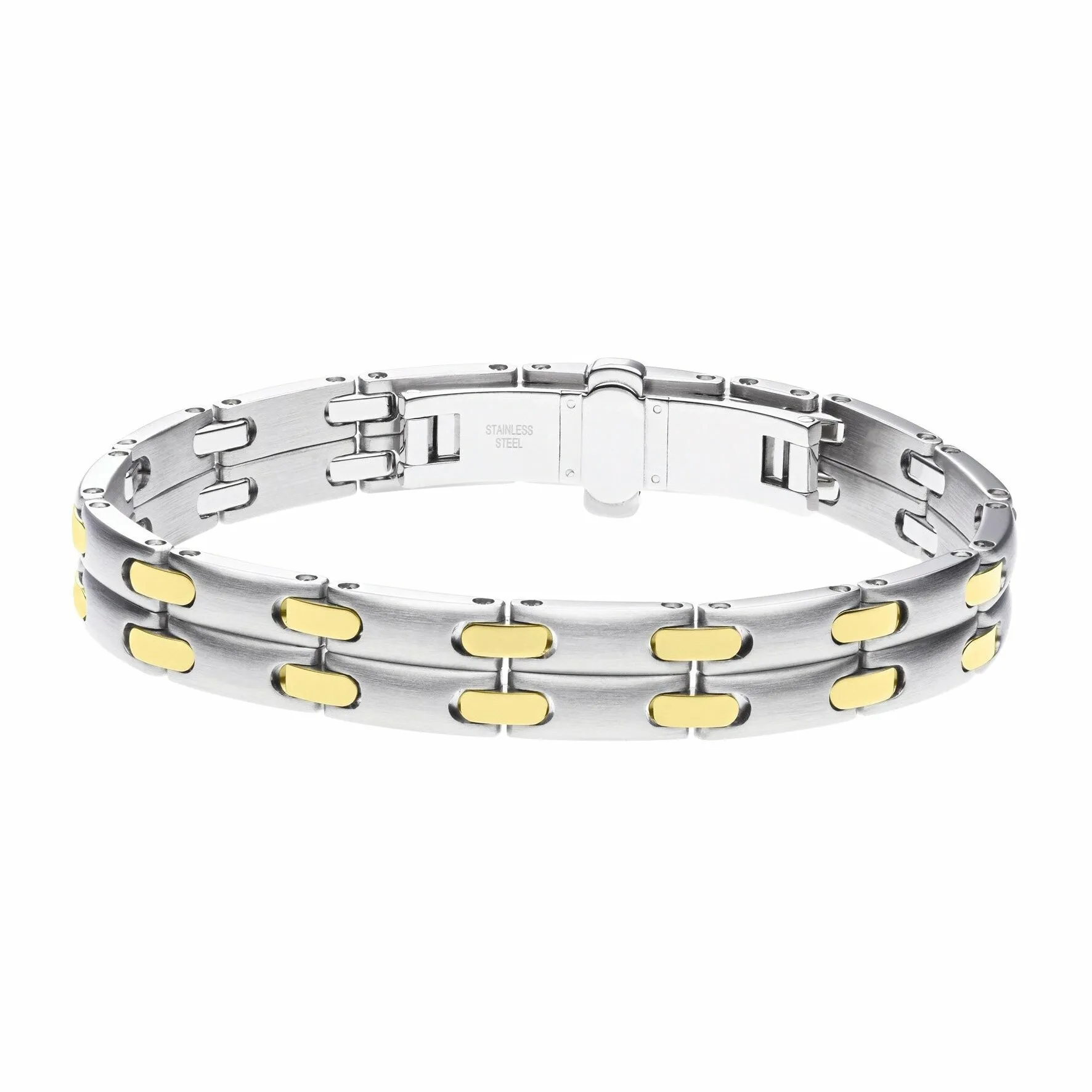 Moorea Bracelet Pequignet Moorea en acier et or jaune