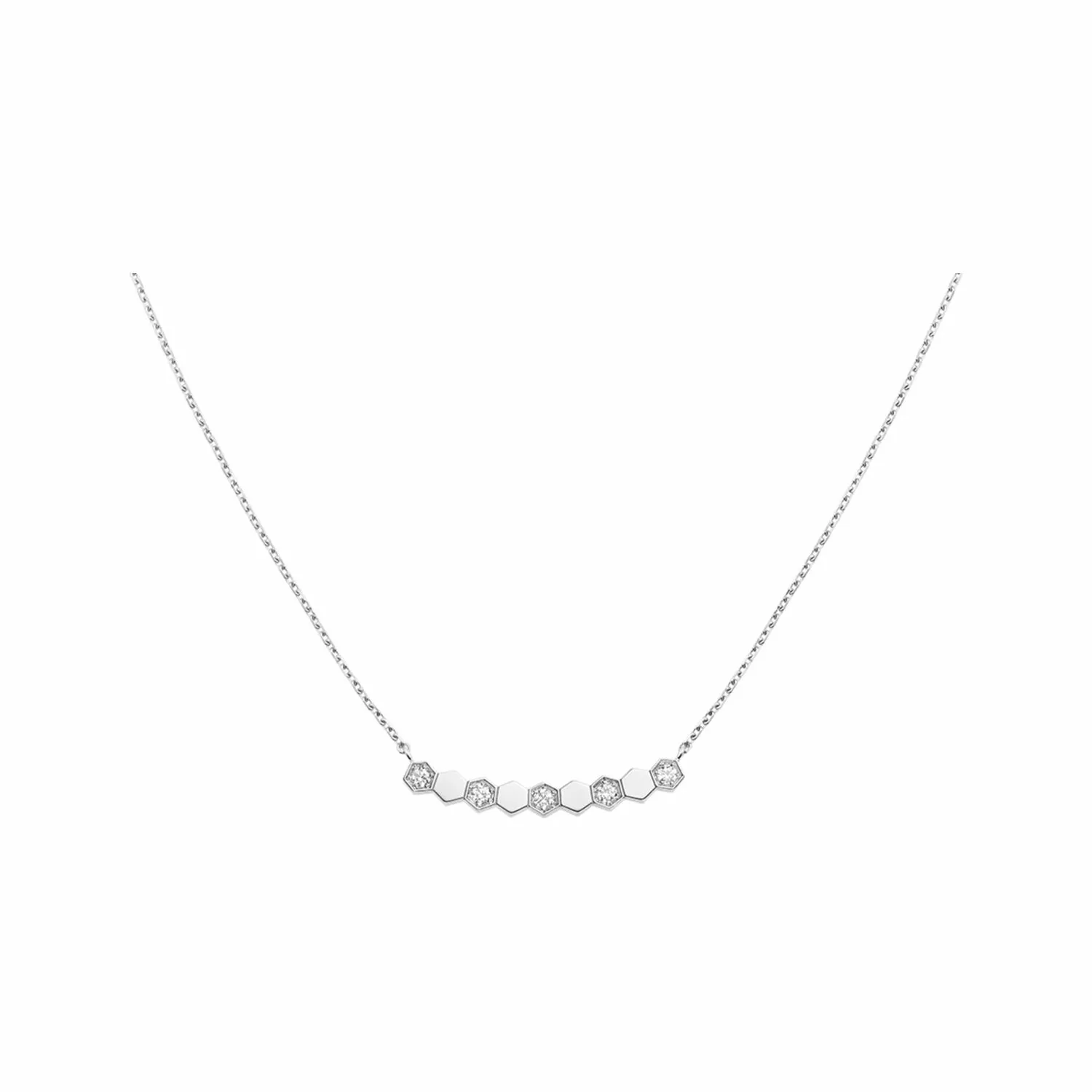 Achat Collier Chaumet Bee de Chaumet en or blanc et diamants