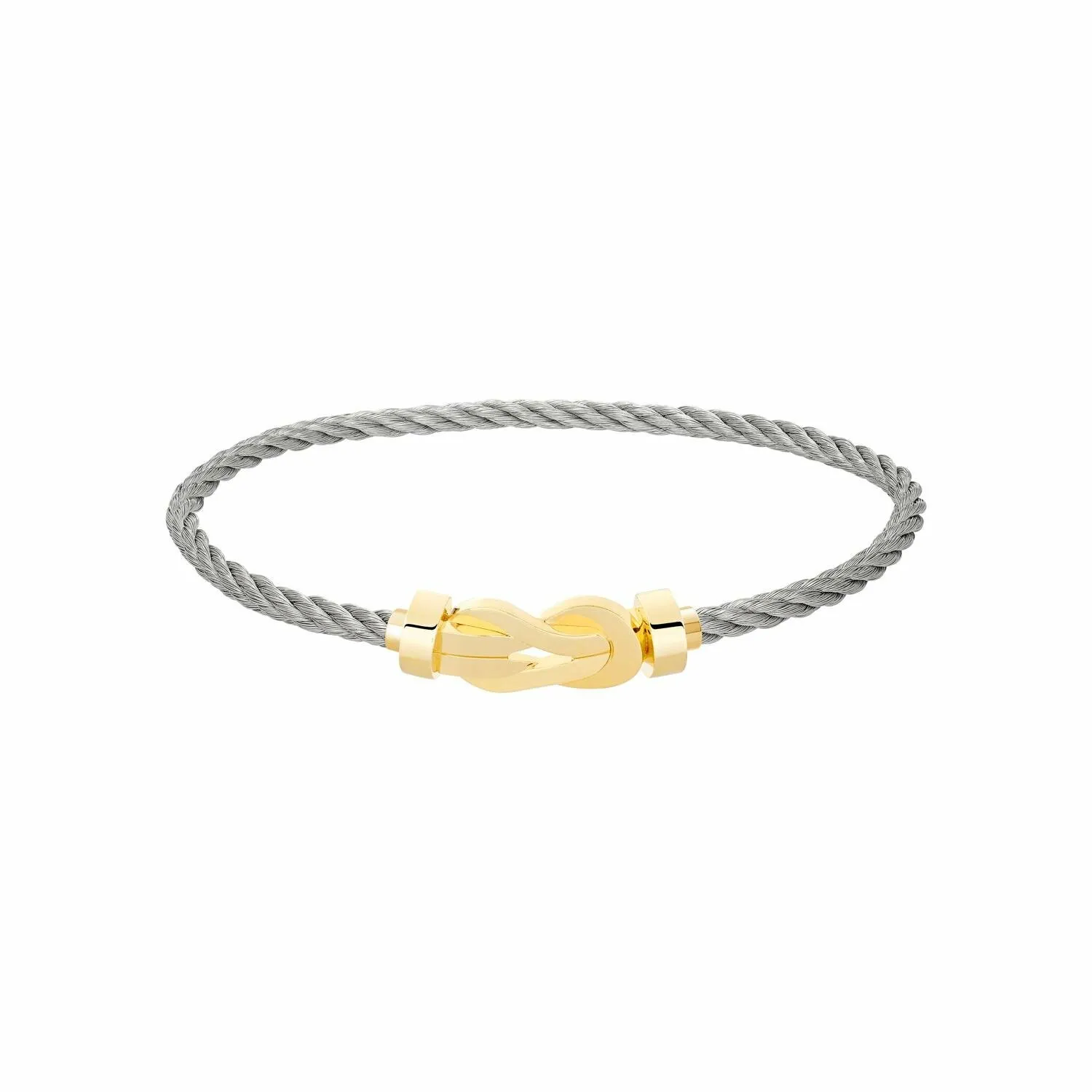 Chance Infinie Bracelet FRED Chance Infinie Moyen Modèle en or jaune, câble en acier