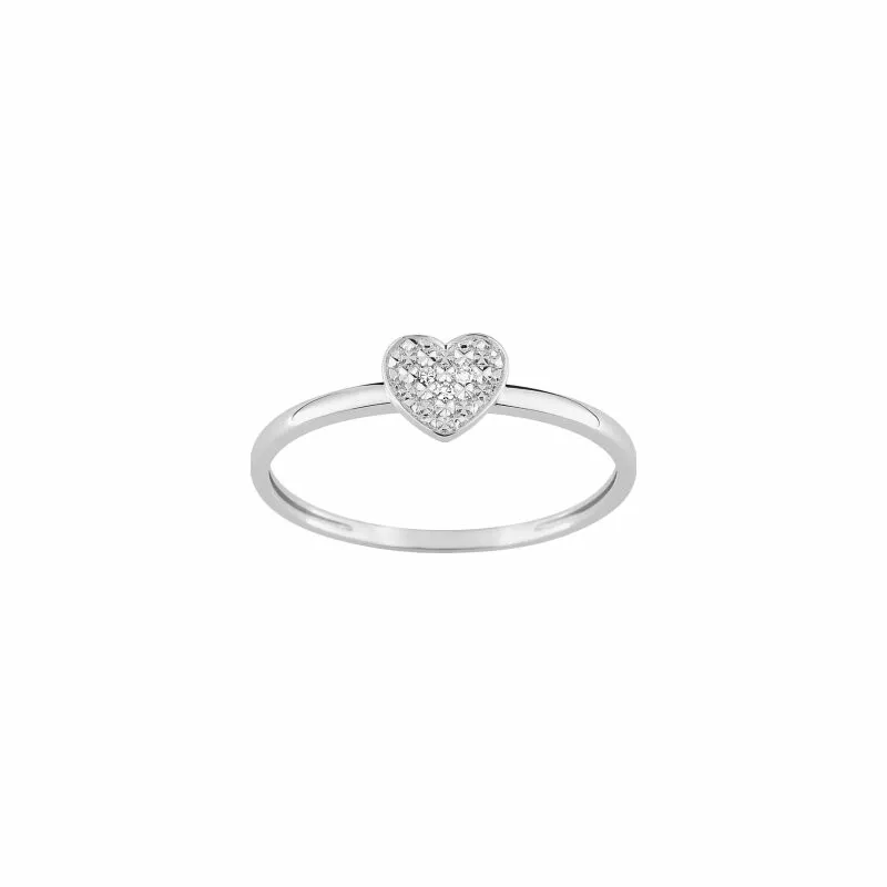 Achat Bague en or blanc et diamants 0.012ct