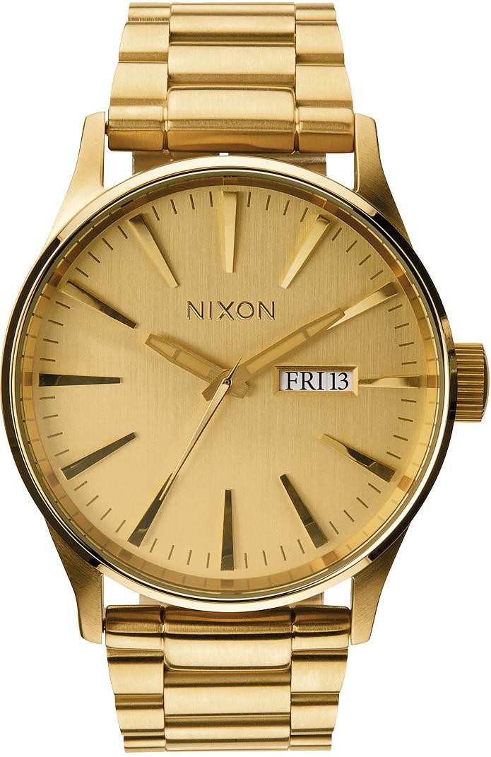 Nixon Sentry SS A356-502 Montre-Bracelet pour hommes Point Culminant de Design