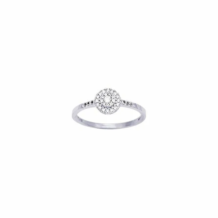 Achat Bague en or blanc et diamants de 0.15ct
