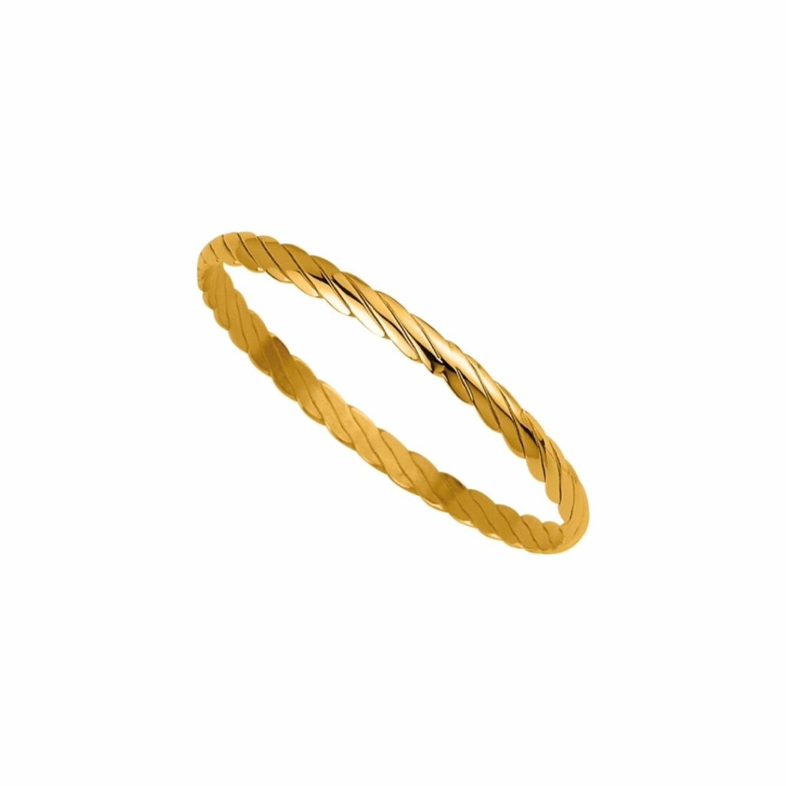 Achat Bracelet Saunier Marius en plaqué or, taille 65