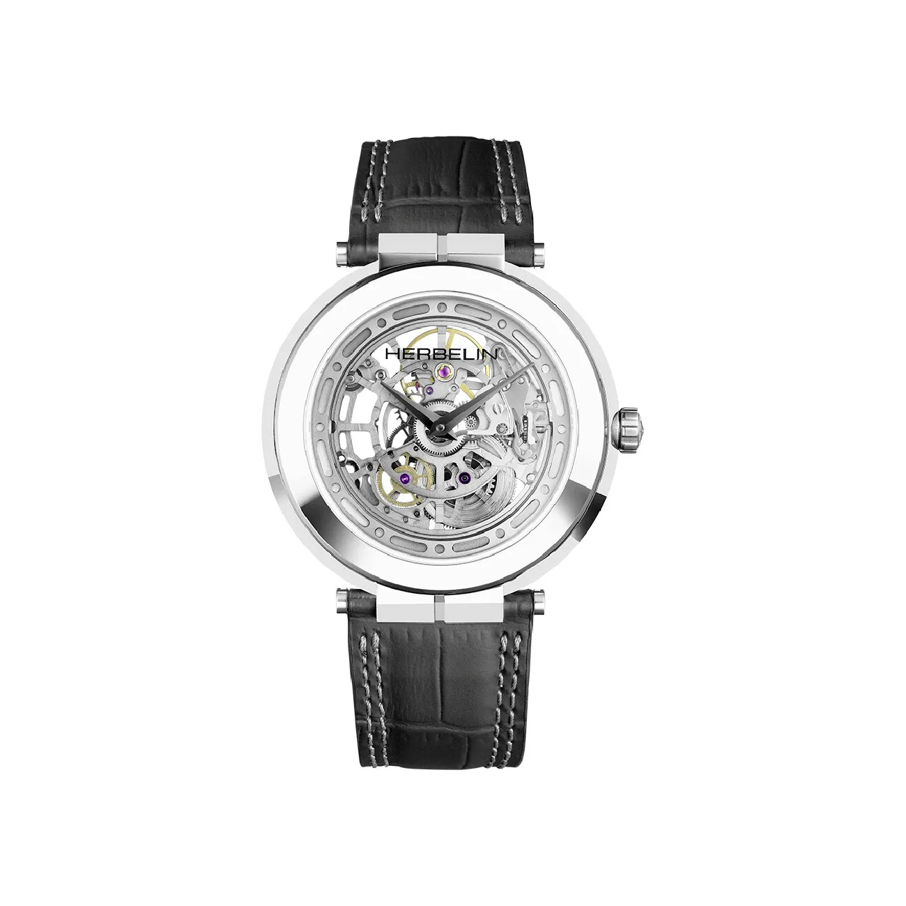 Newport Montre HERBELIN Newport Slim Mechanical Skeleton