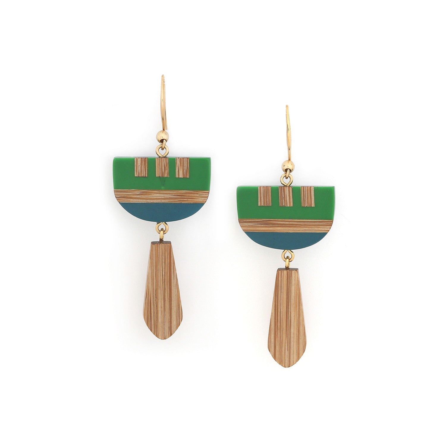 Korubo - Crochets - Boucles d'oreilles - Nature Bijoux