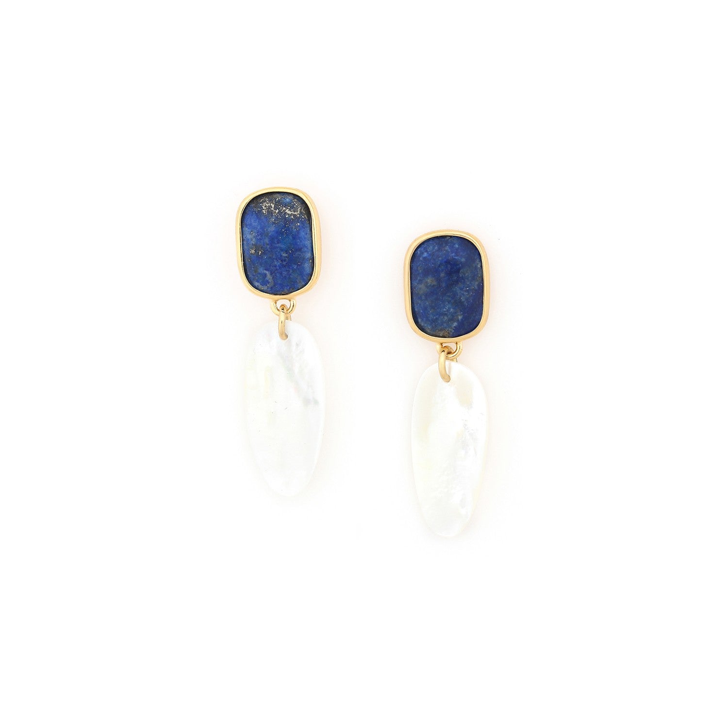 Cobalt - Poussoir - Boucles d'oreilles - Nature Bijoux