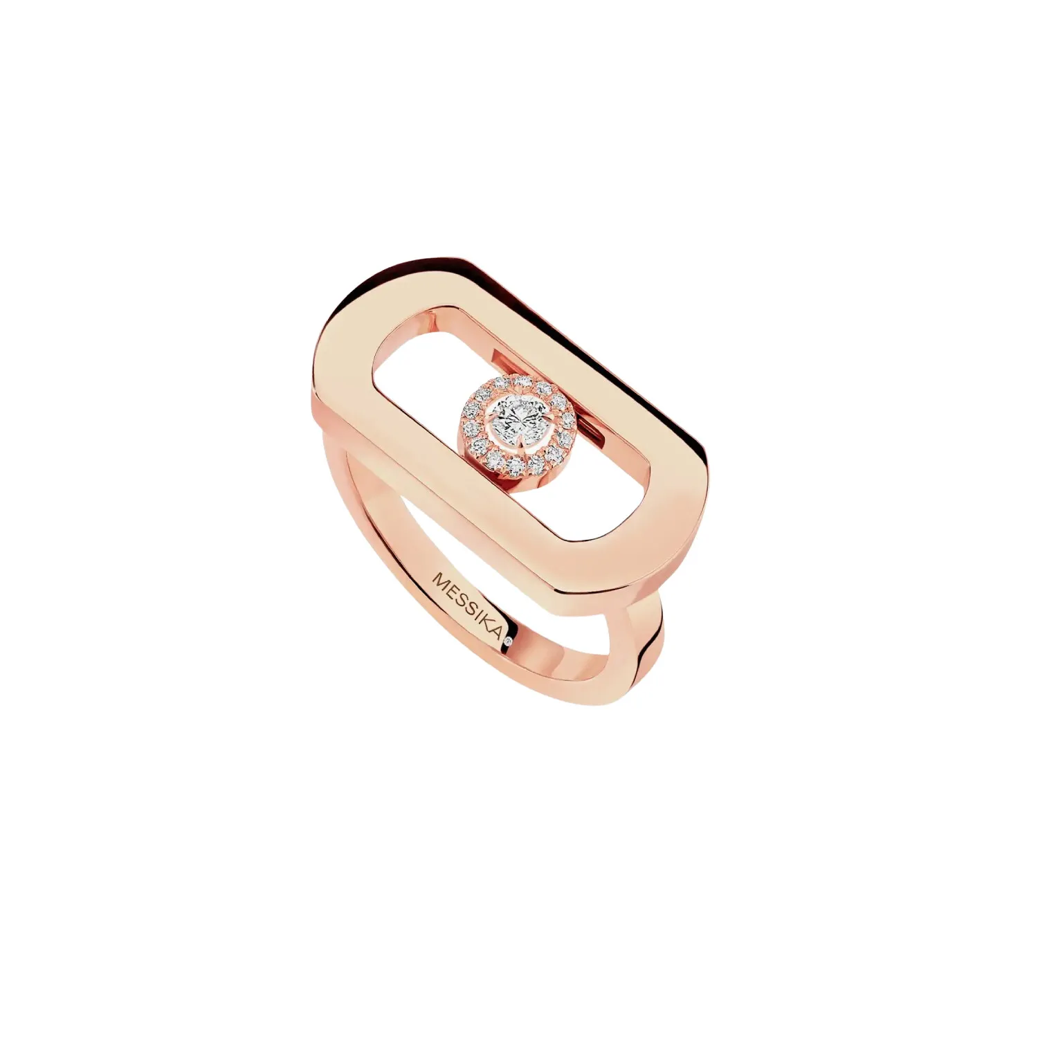 Achat Bague Messika So Move en or rose et diamants