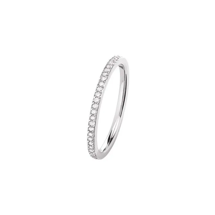 Alliance Mini-Coralie en or blanc palladié et diamants de 0.14ct RI1324.0014G - Rigal