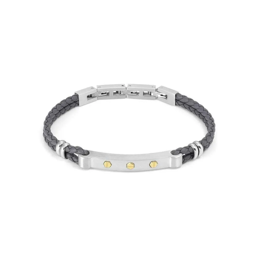 Achat Bracelet Nomination Italy Manvision en or jaune et acier