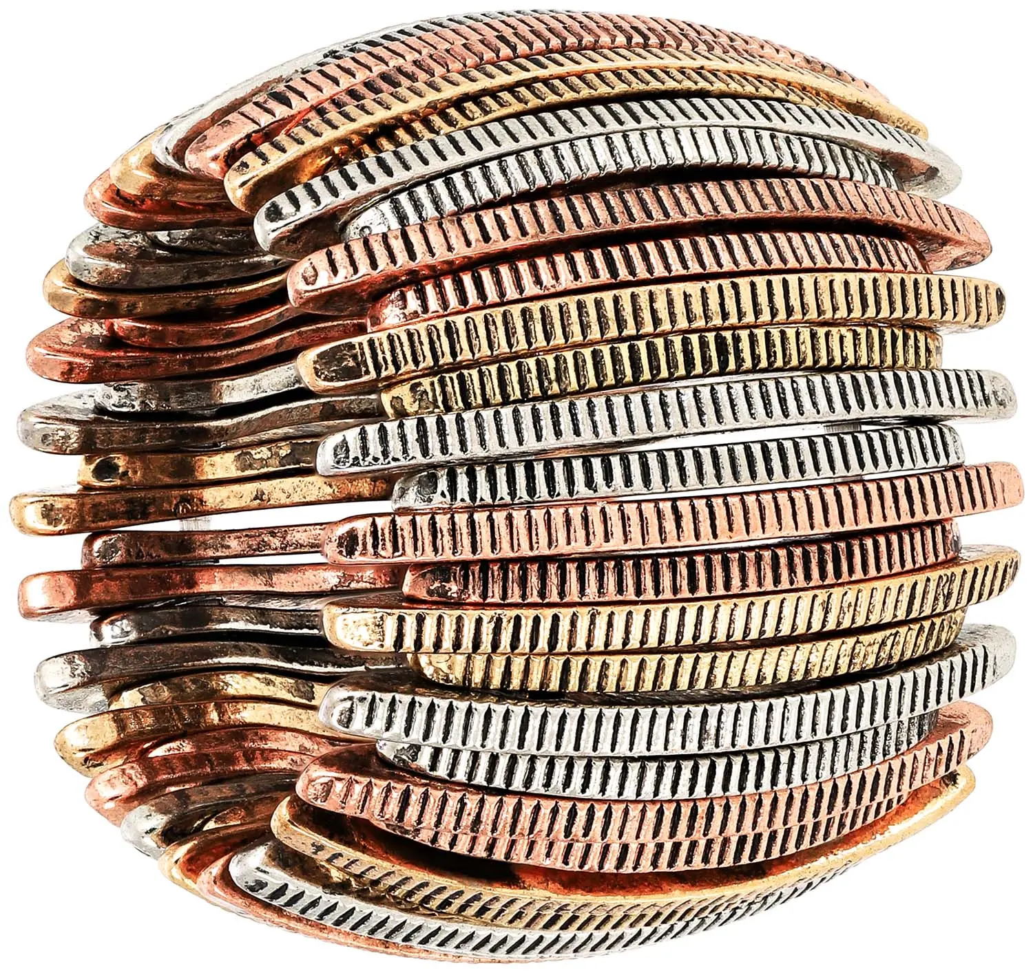 Bague - Tricolour Stripes