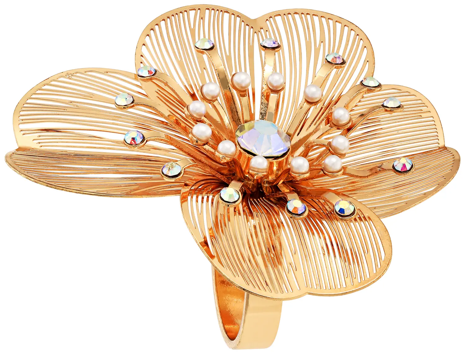 Bague - Golden Petal