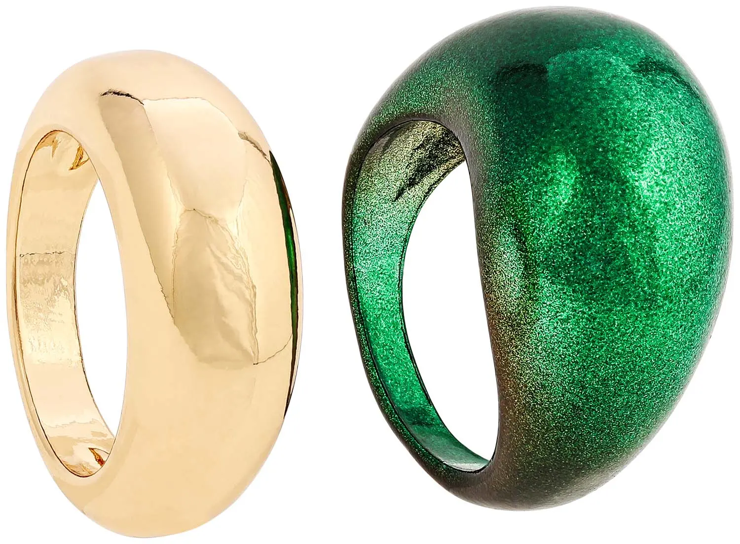 Ensemble de bagues - Emerald Dome