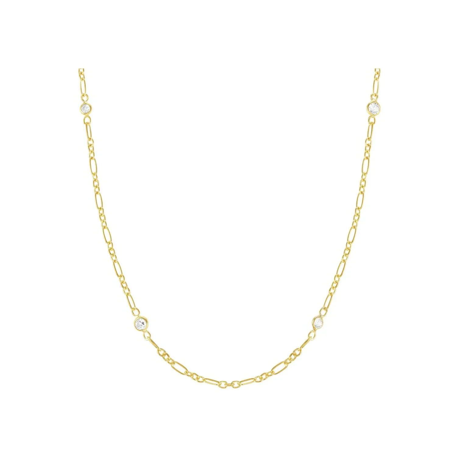 Achat Collier Nomination Italy Bella en argent, or jaune et oxydes de zirconium