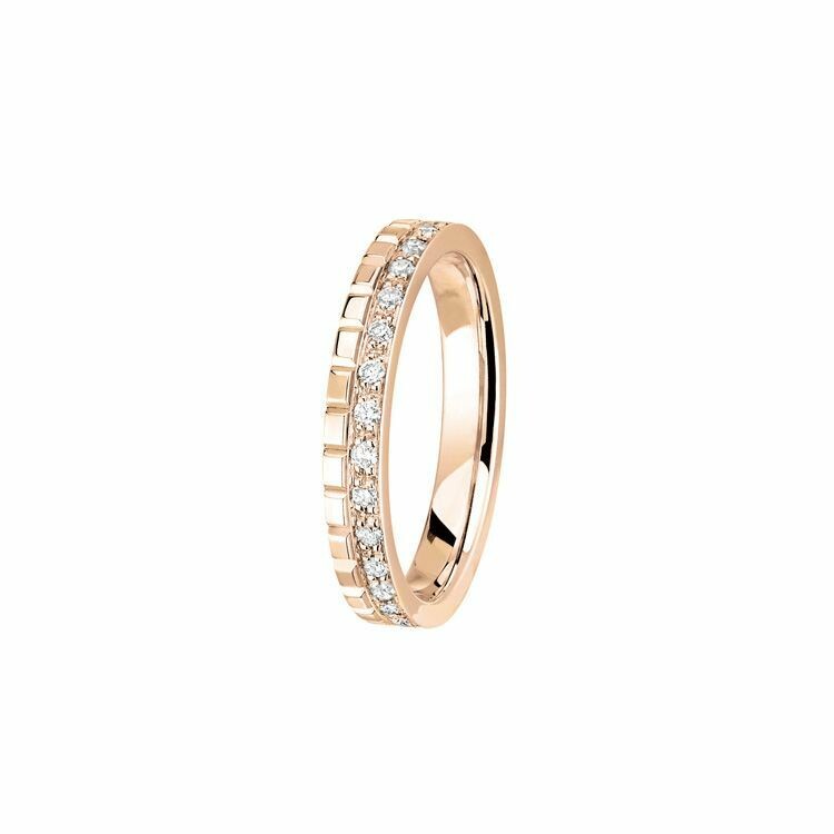 Achat Alliance en or rose et diamants de 0.30ct