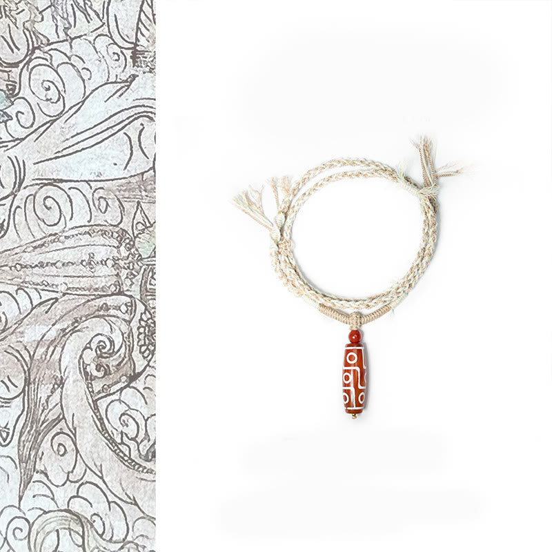 Bracelet en corde de pouvoir avec Buddha Stones