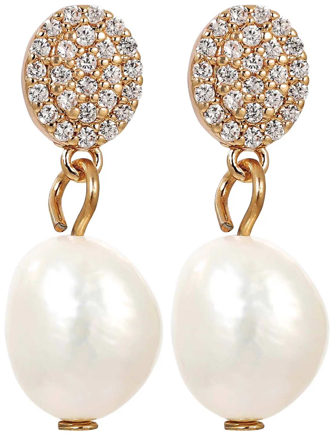 Clous d'oreilles - Freshwater Pearl