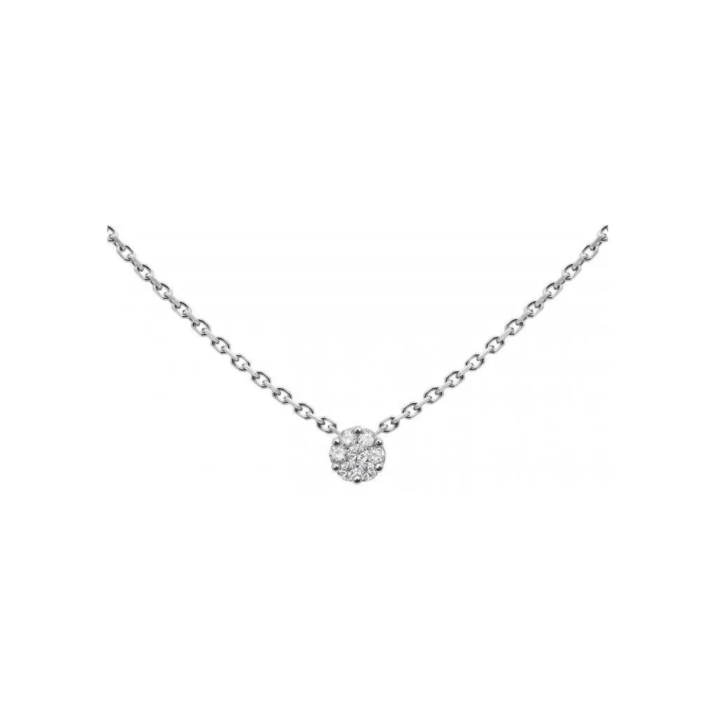 Collier RedLine Illusion en or blanc et diamant 0.05ct