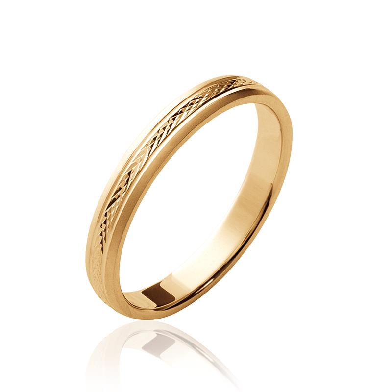 Alliance - Orsta - Bague en Plaqué Or - Azuline