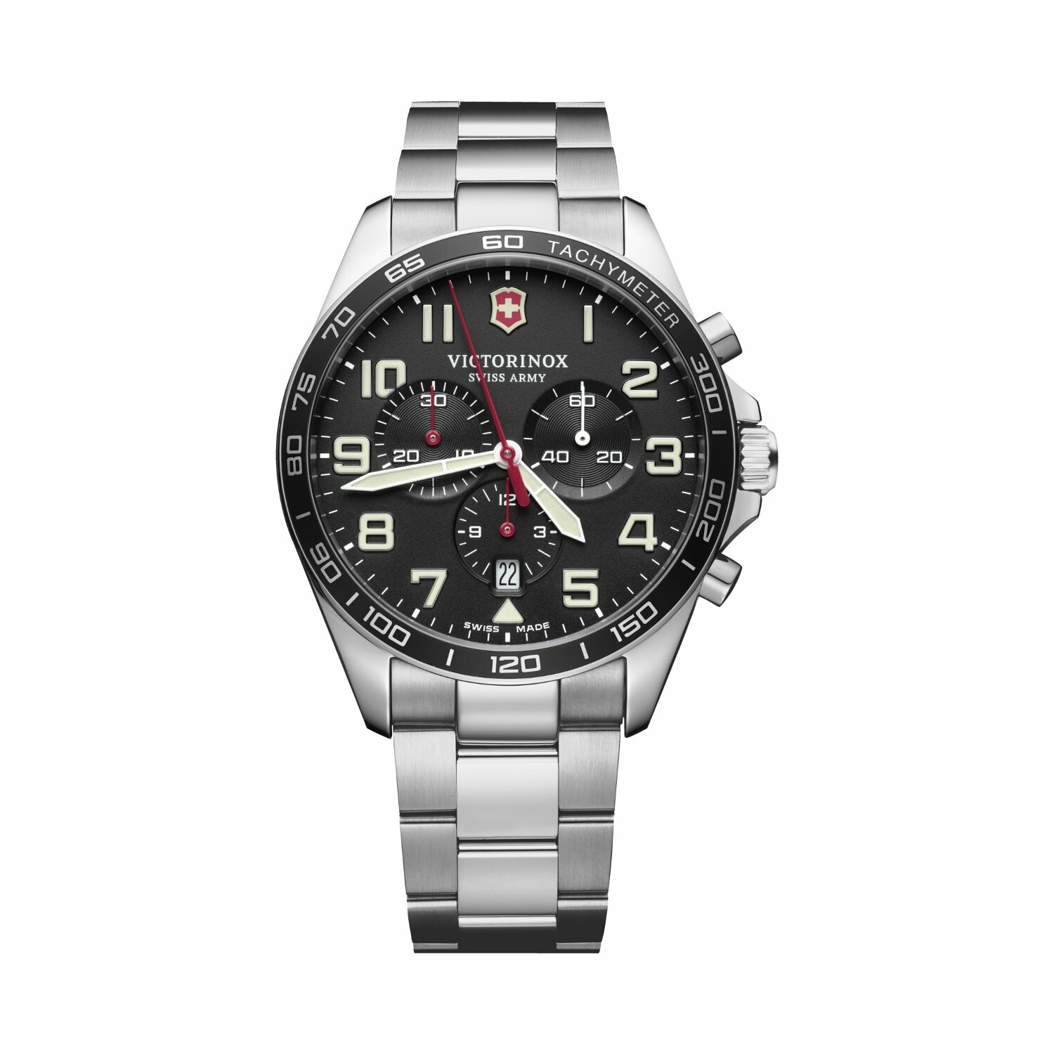 Achat Montre Victorinox FieldForce Chronograph, cadran noir, 42mm