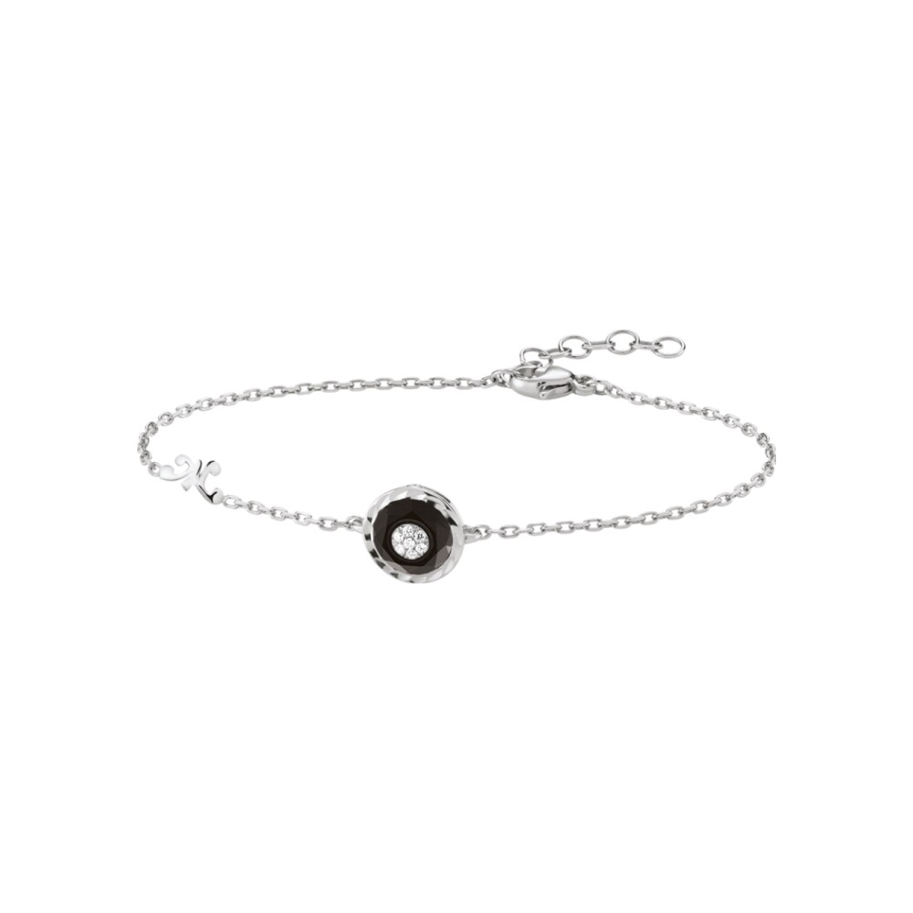 Achat Bracelet Korloff Je Play en or blanc, diamants et onyx