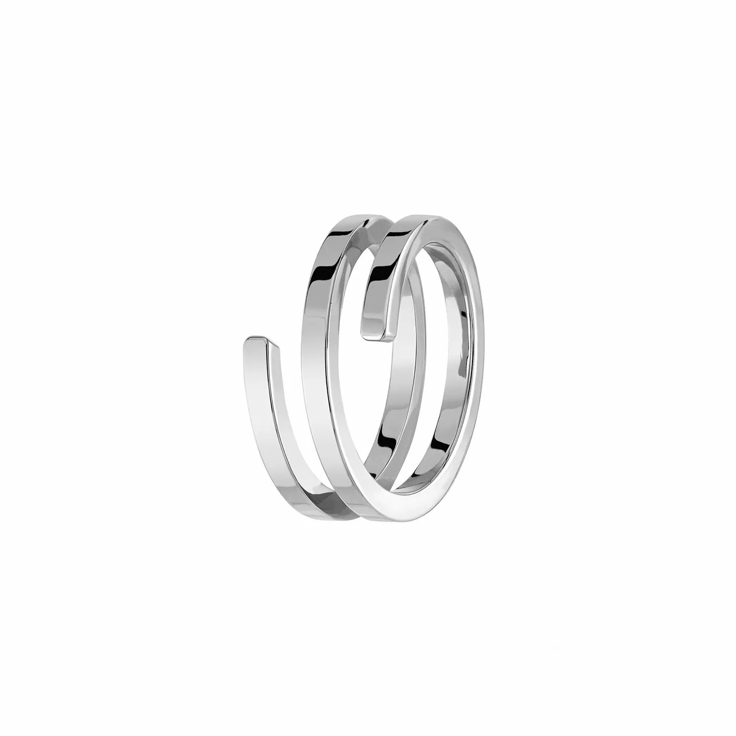 Achat Bague Spirale dinh van en Or blanc