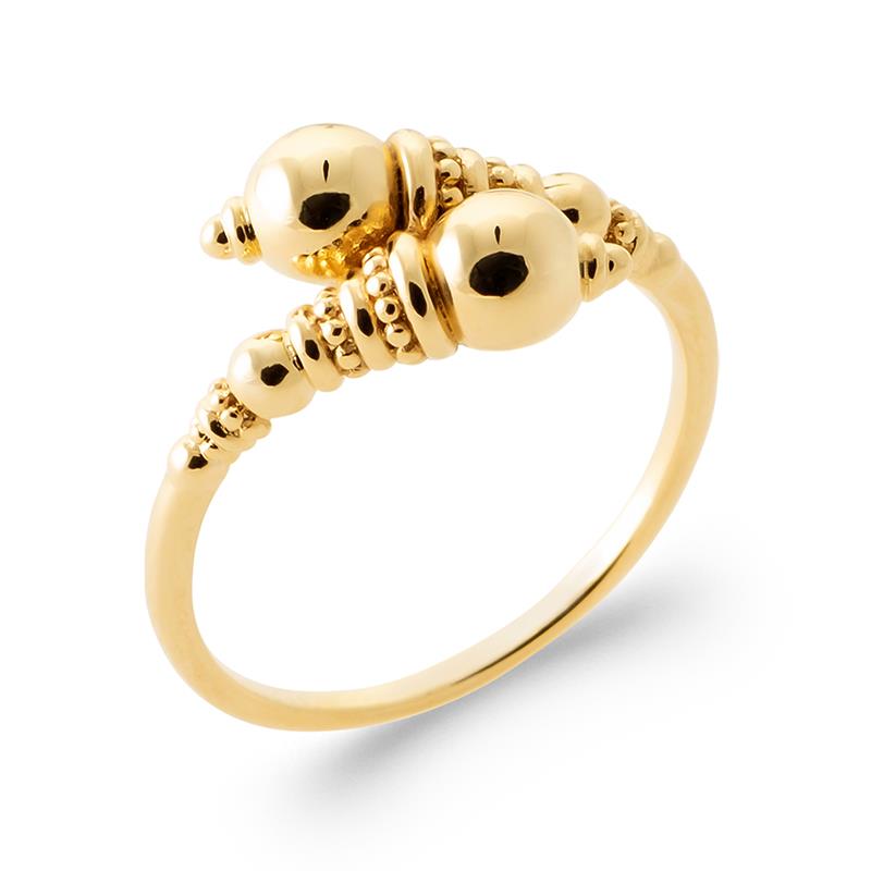 Hypnotique - Boule - Bague en Plaqué Or - Azuline