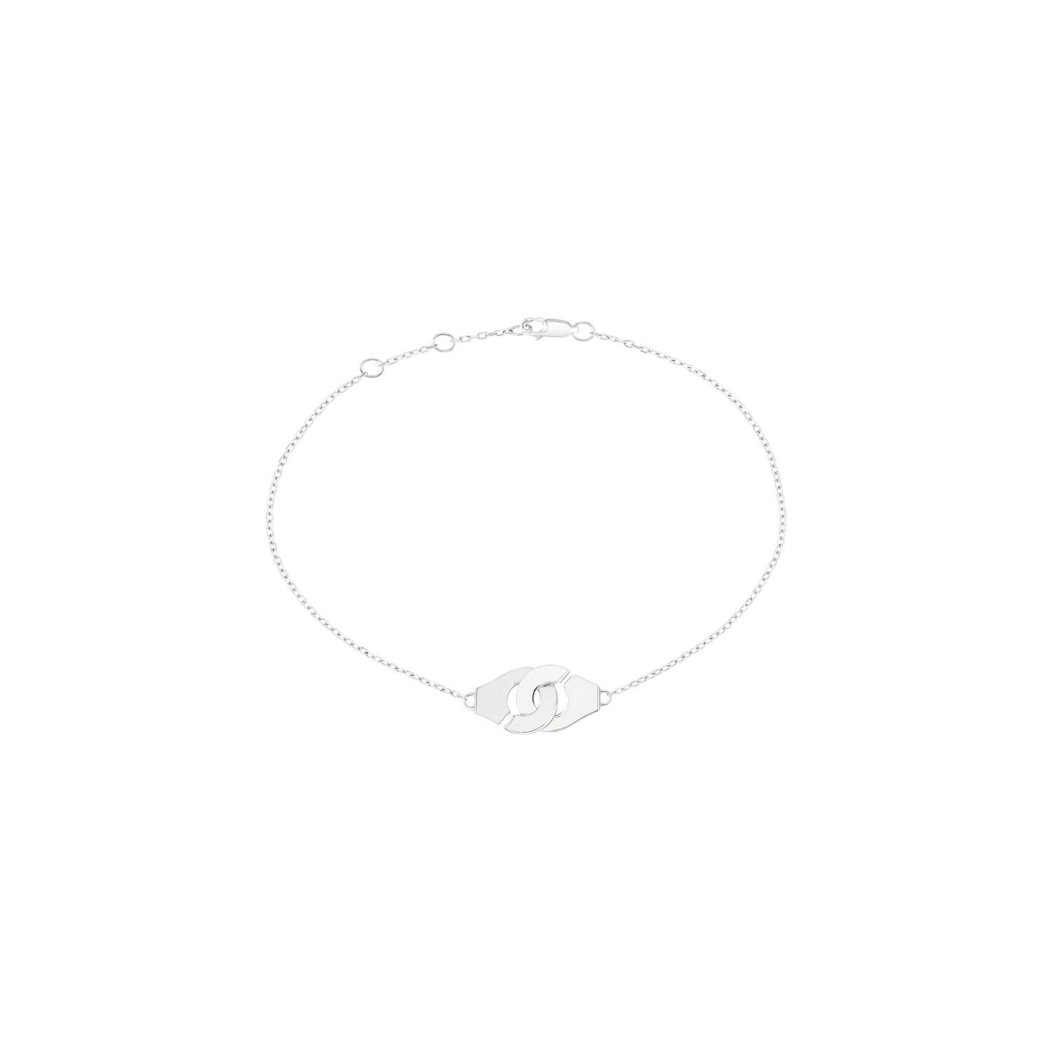 Achat Bracelet Menottes dinh van chaîne forçat R8 en or blanc