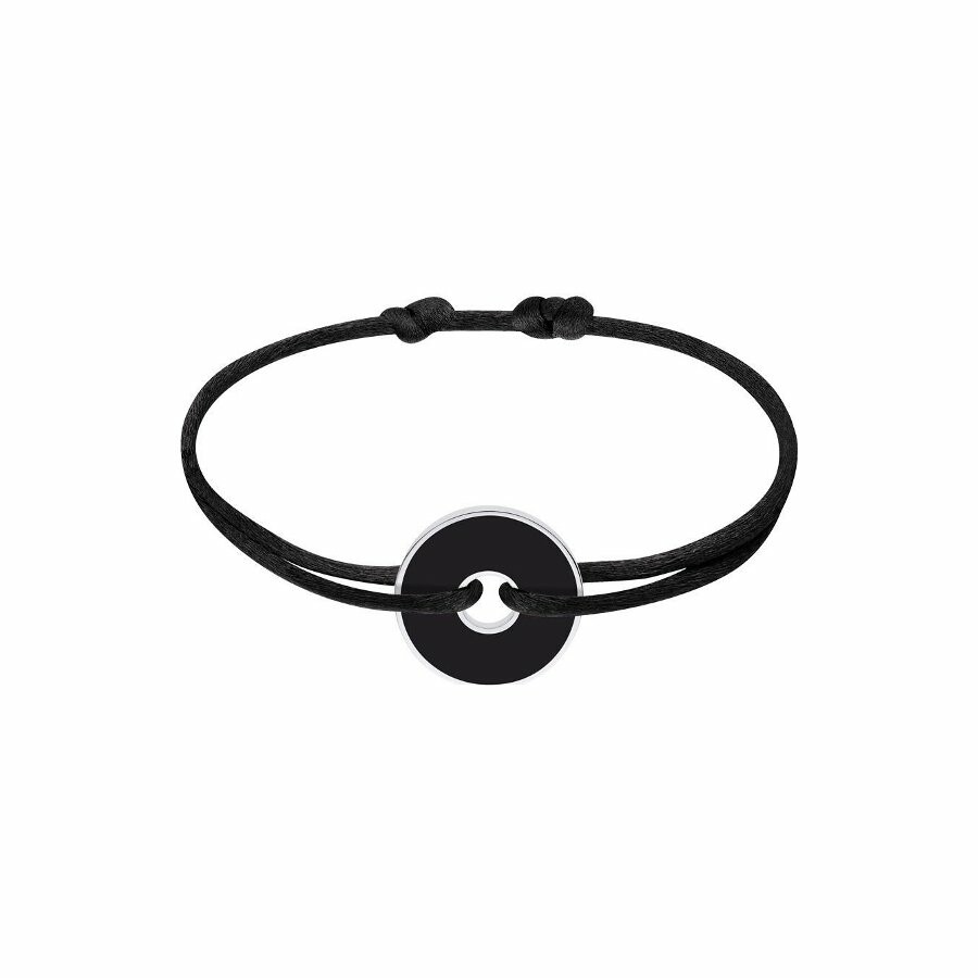 Achat Bracelet sur cordon dinh van Pi chinois White & Black en Argent et onyx