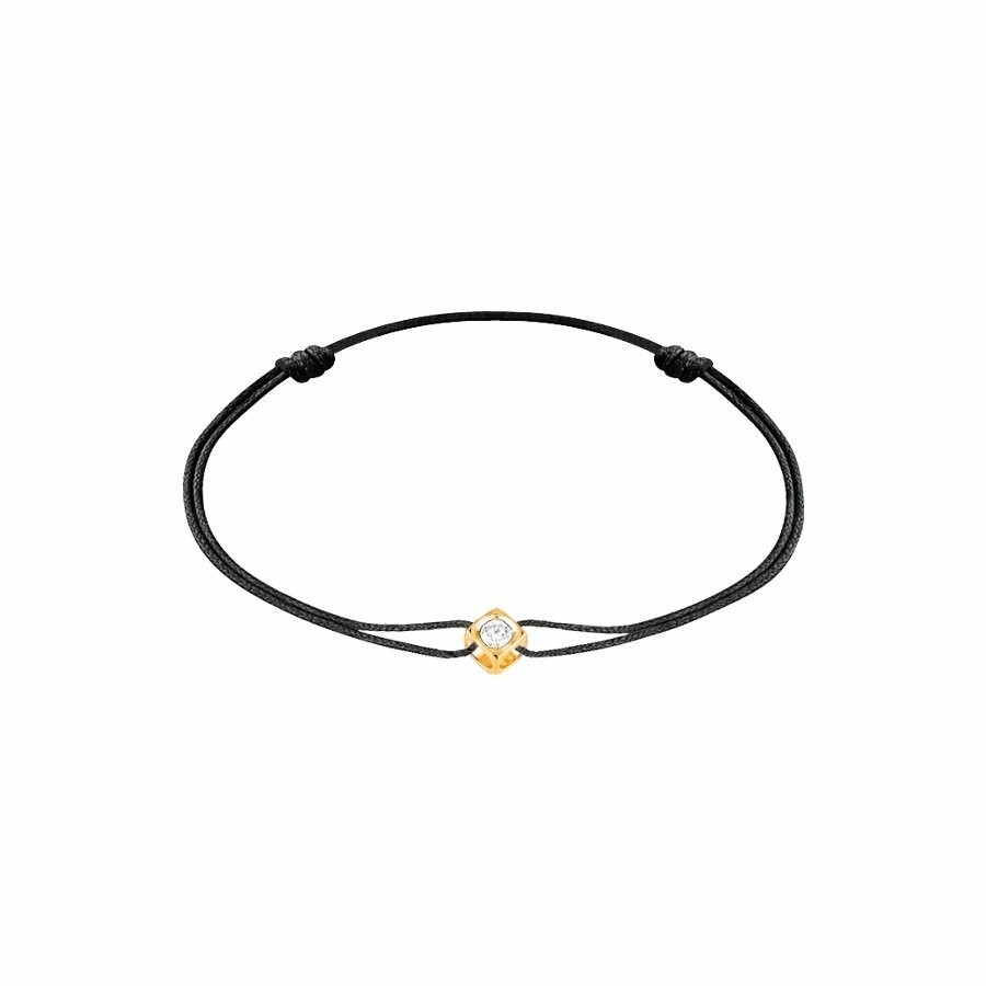 Achat Bracelet sur cordon dinh van Le Cube Diamant en Or jaune et Diamant