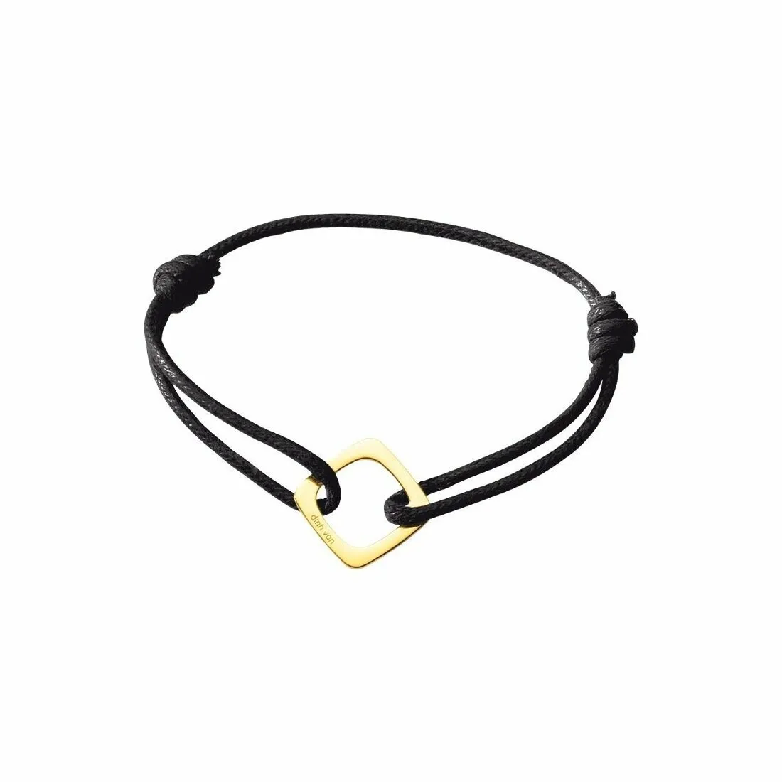 Achat Bracelet sur cordon dinh van Impression grand modèle en or jaune
