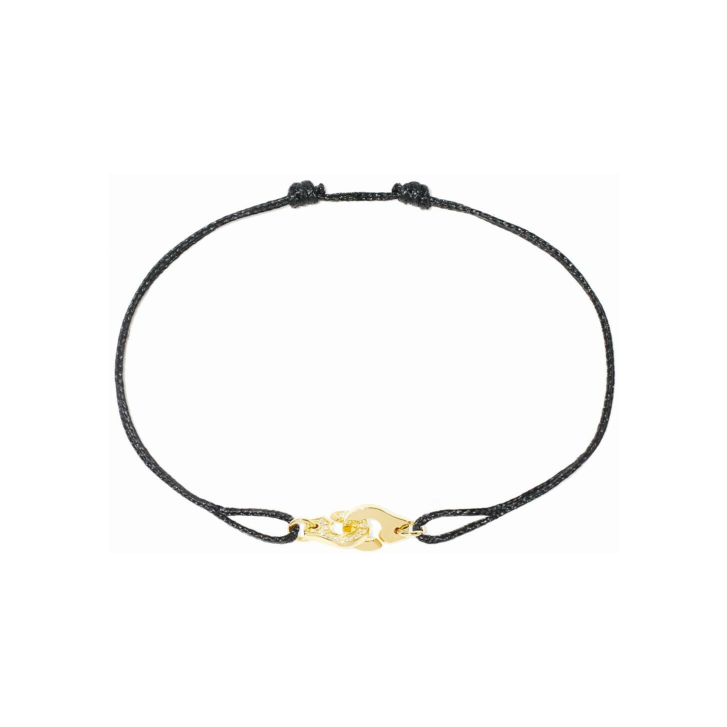Achat Bracelet sur cordon Menottes dinh van R6.5 en or jaune et diamants