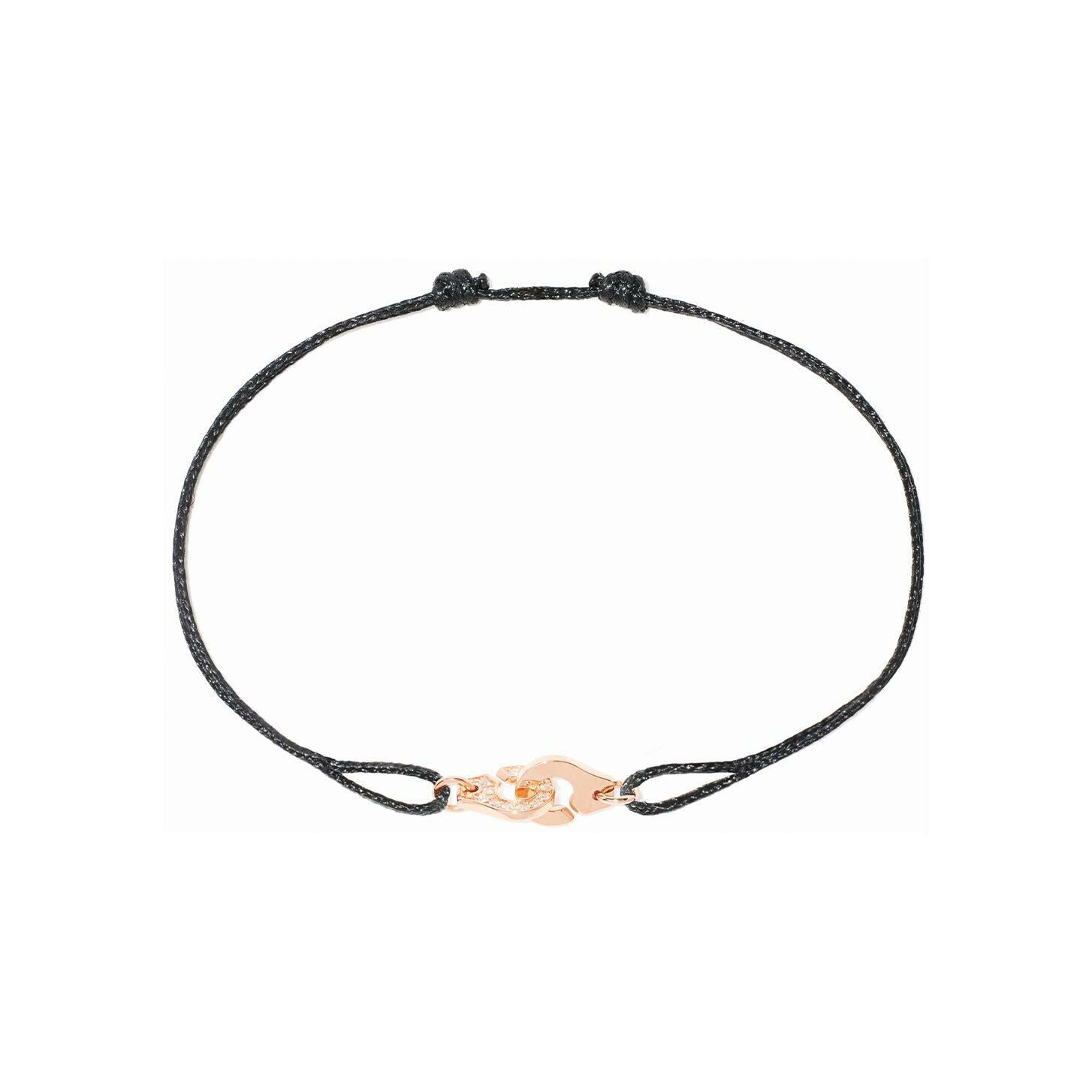 Achat Bracelet sur cordon Menottes dinh van R6.5 en or rose et diamants