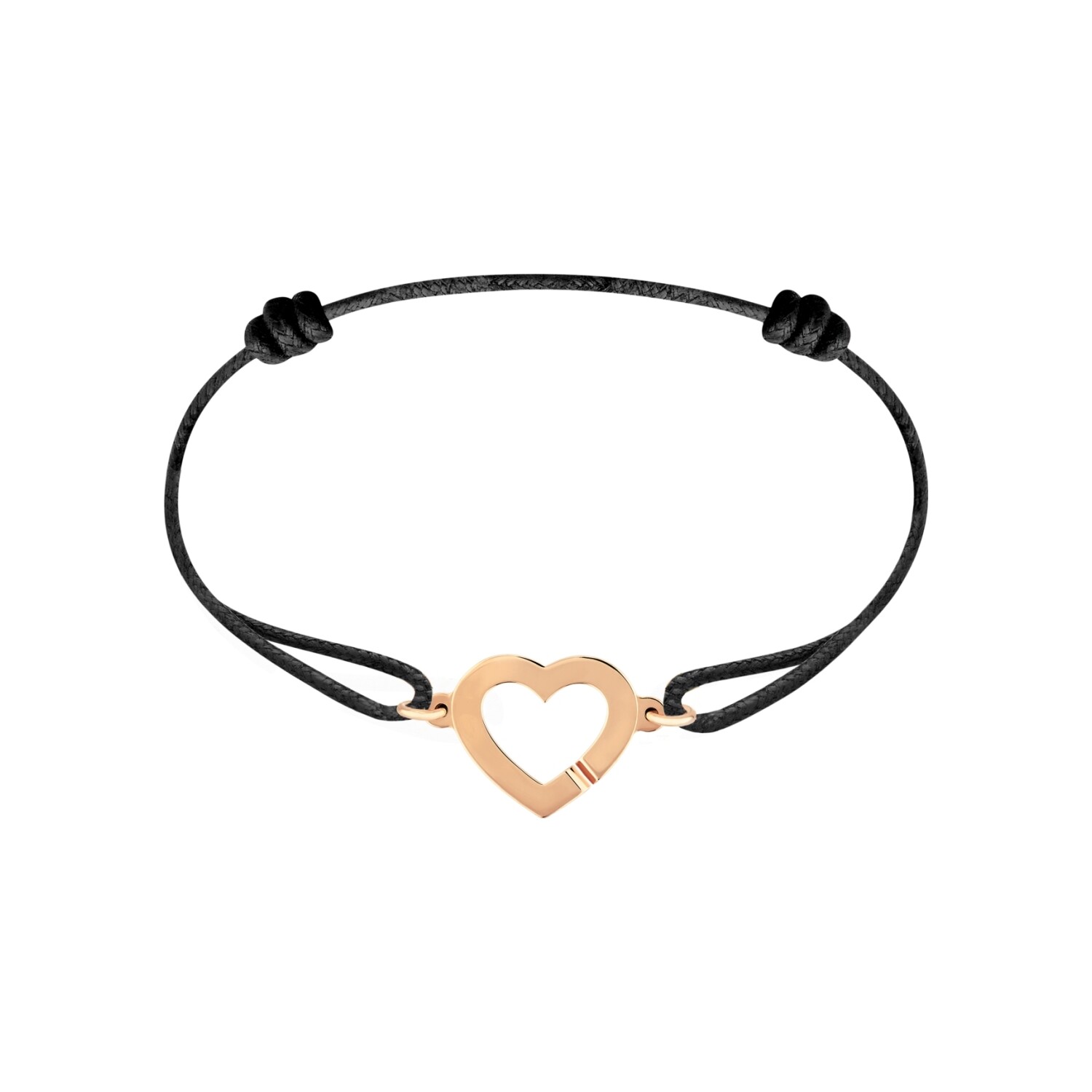 Achat Bracelet sur cordon dinh van Coeur R12 en or rose