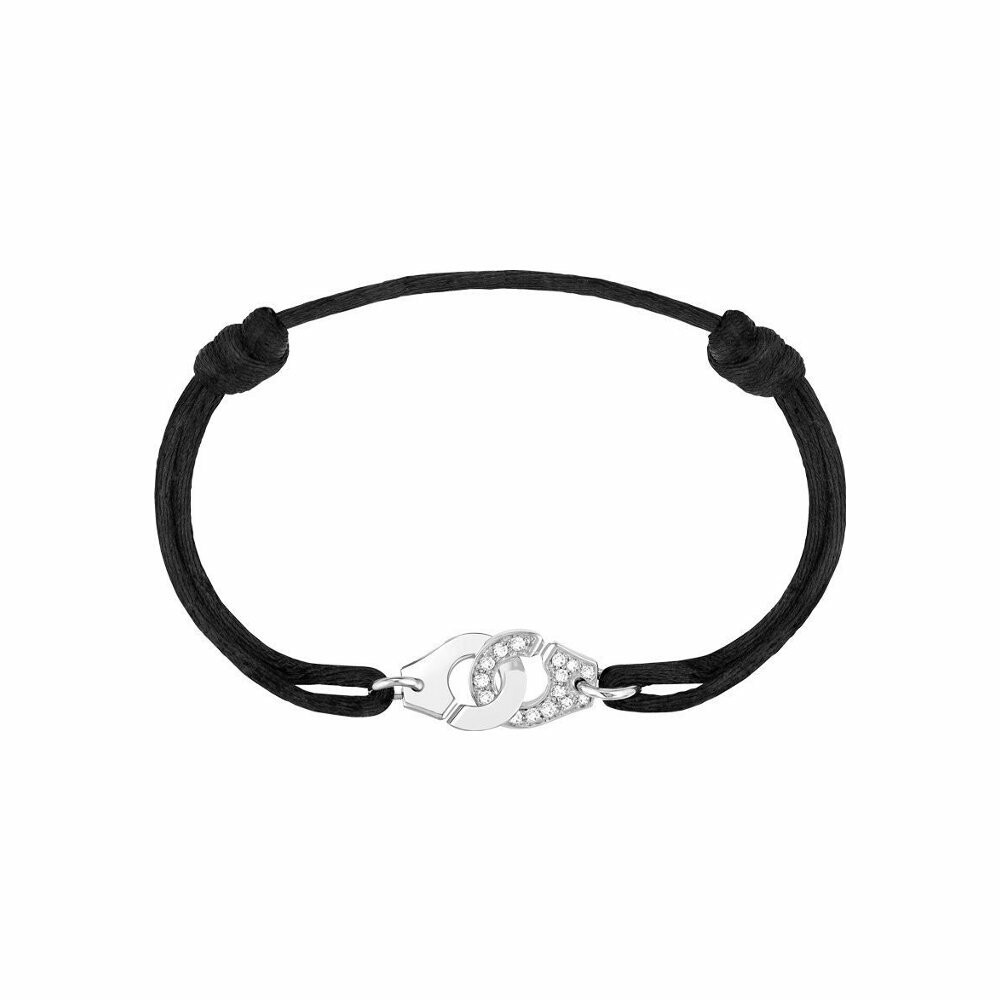 Achat Bracelet sur cordon dinh van Menottes R10 en Or blanc et Diamant