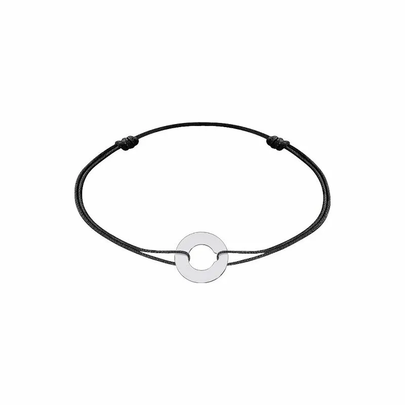 Bracelet sur cordon dinh van Cible en or blanc 343402 - Rigal