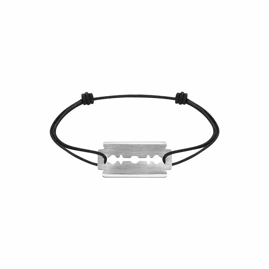 Achat Bracelet sur cordon dinh van Lame de Rasoir petit modèle en or blanc