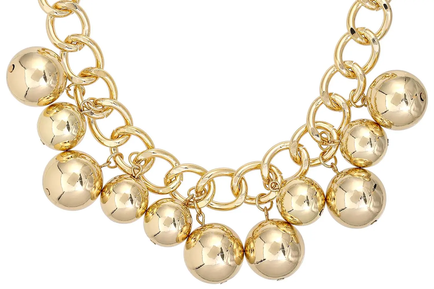 Collier - Golden Bubbles