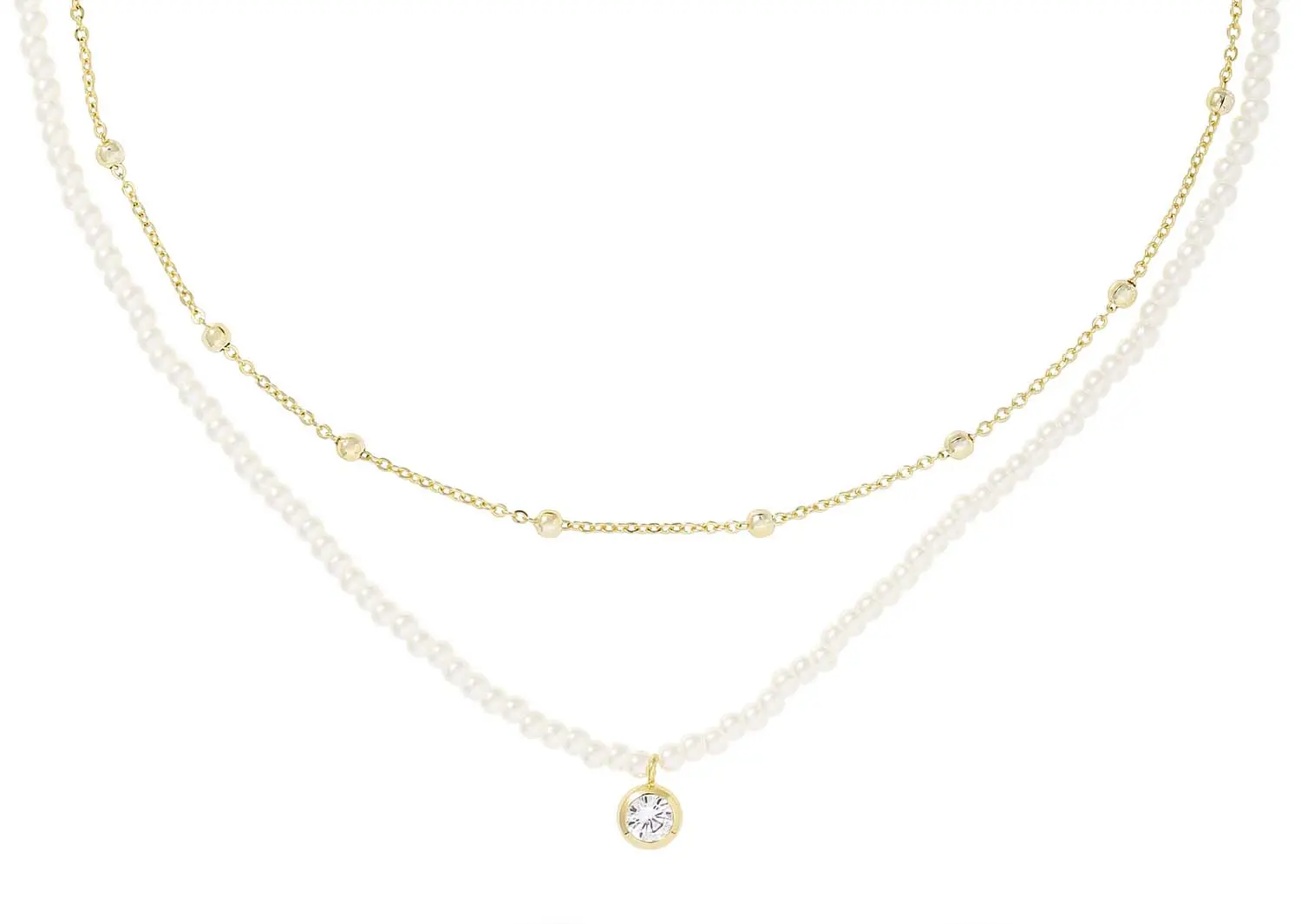 Collier multirangs - Pearly Perfection