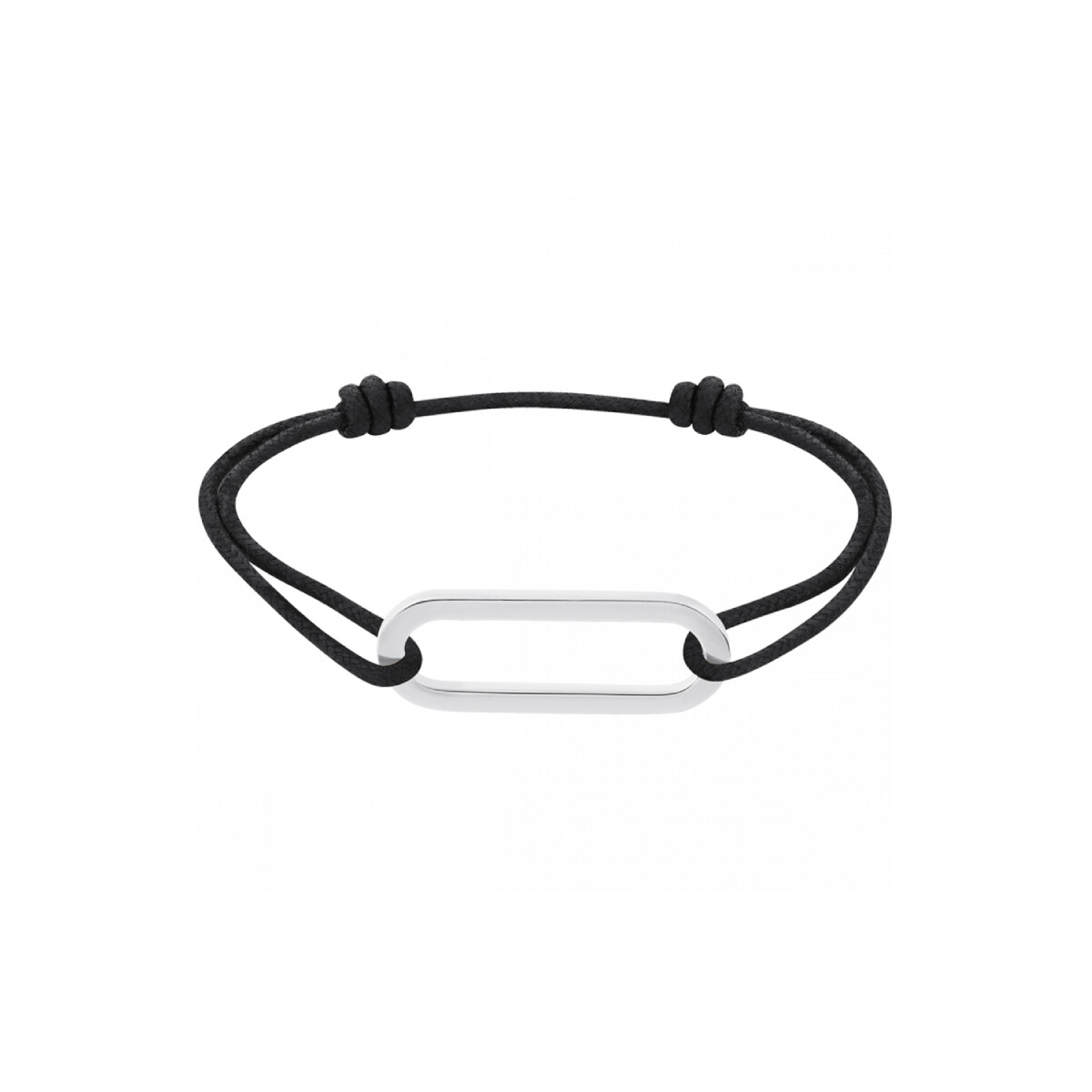 Achat Bracelet sur cordon dinh van Maillon L en or blanc