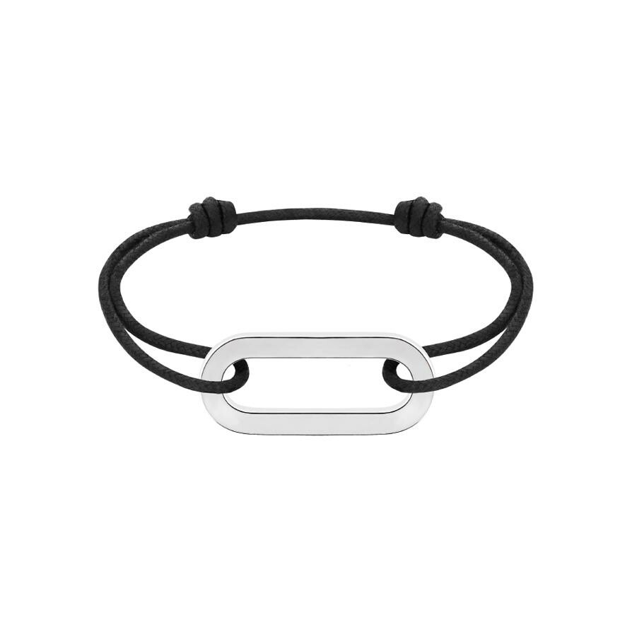 Achat Bracelet sur cordon dinh van Maillon XL en or blanc