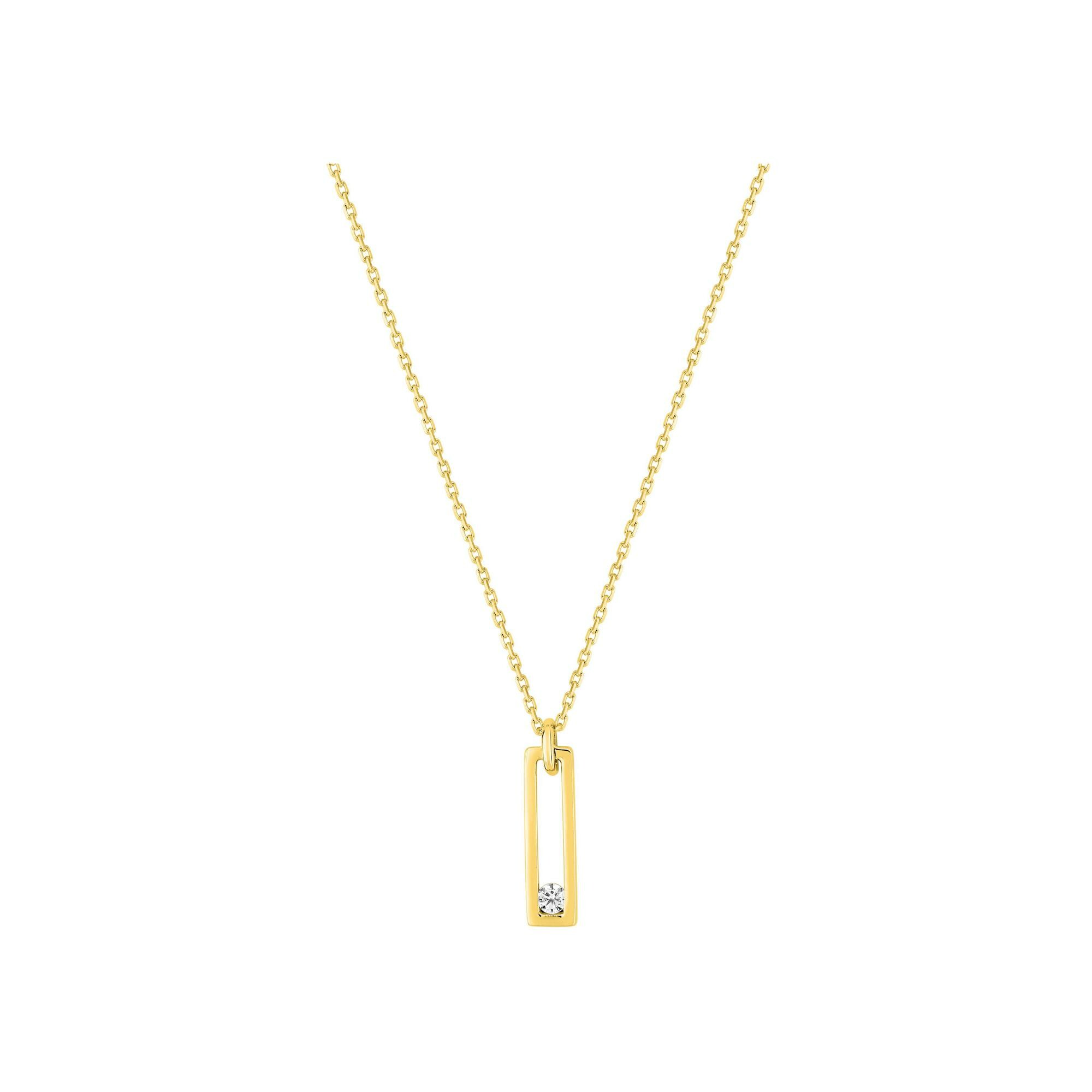 Achat Collier en or jaune et diamant 0.04ct