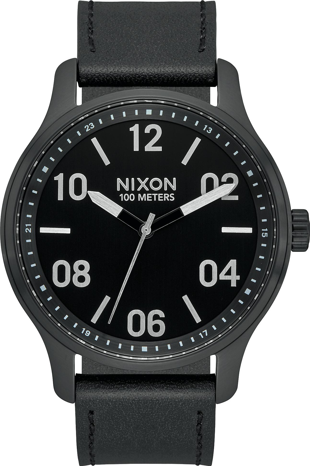 Nixon Patrol Leather A1243-2998 Montre-Bracelet pour hommes