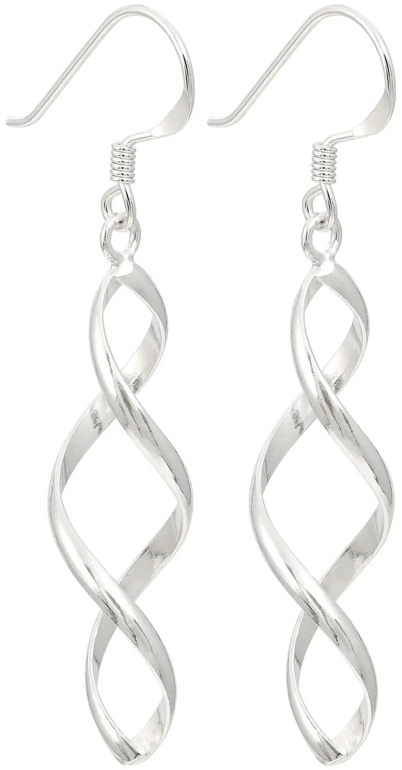 Pendants d'oreilles - Silver Swirl