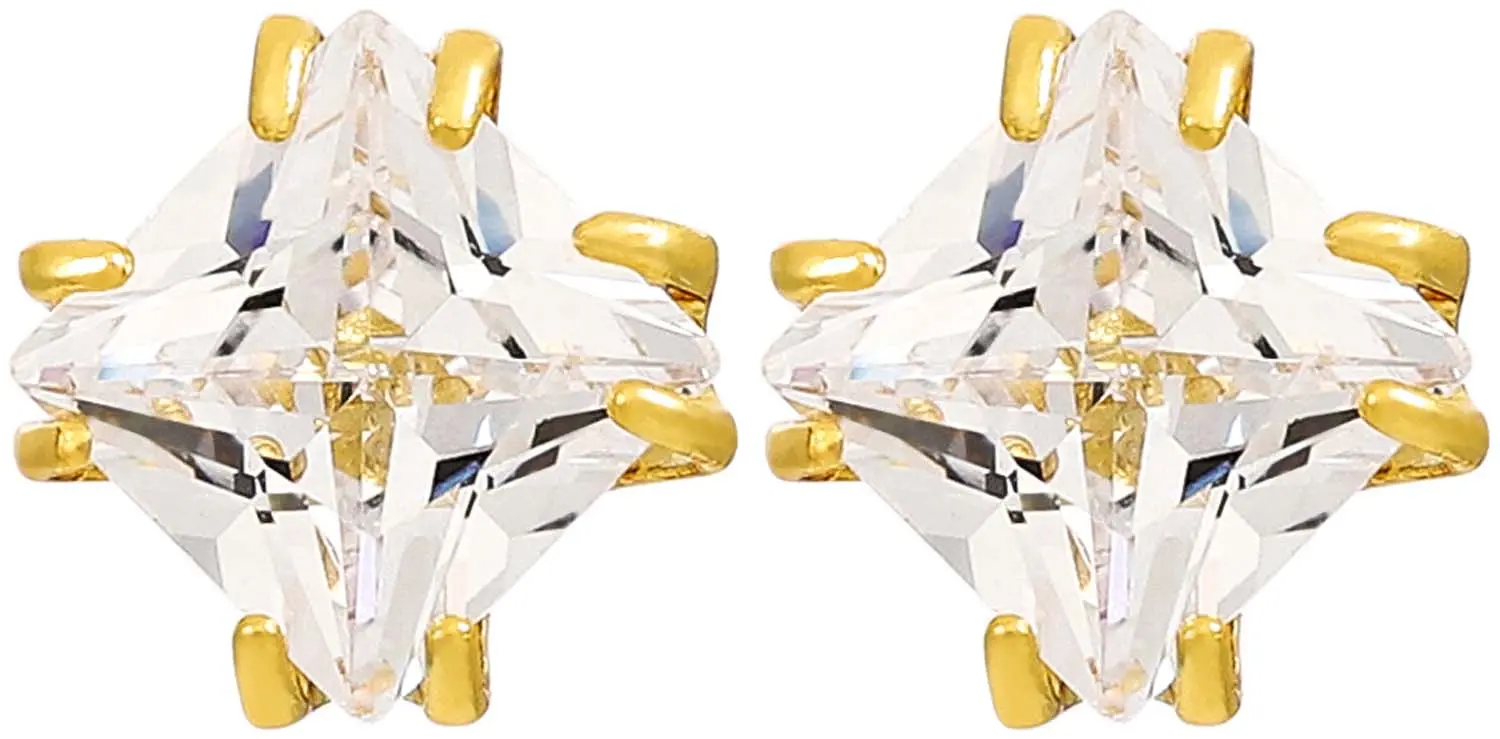 Clous d'oreilles - Square Sparkle