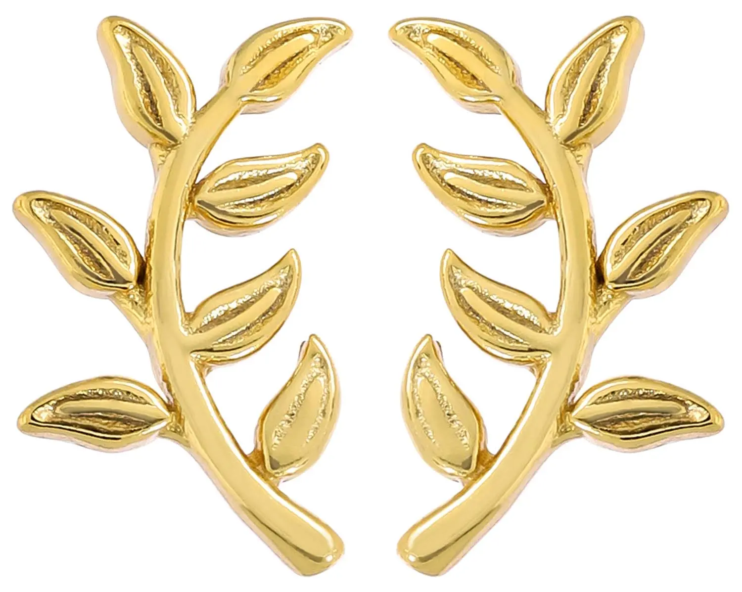 Clous d'oreilles - Lustrous Leaf