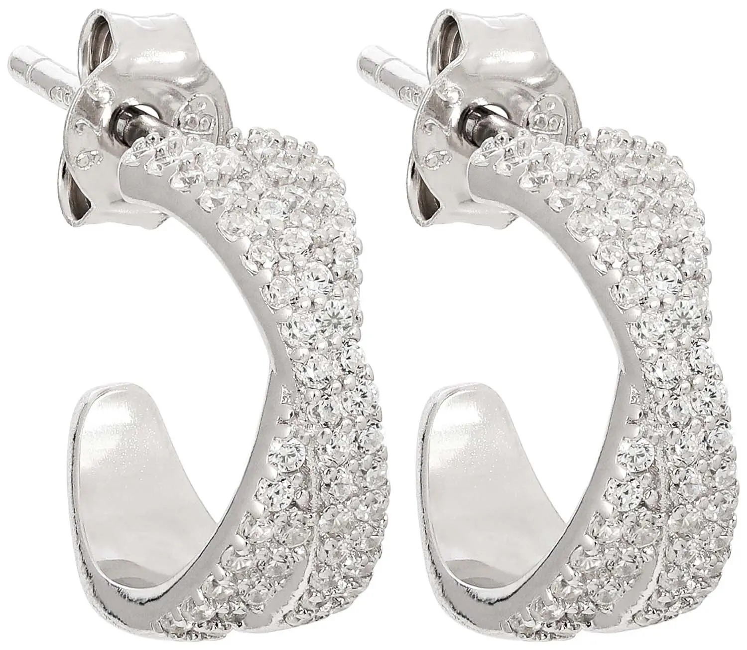 Créoles - Zirkonia Twist